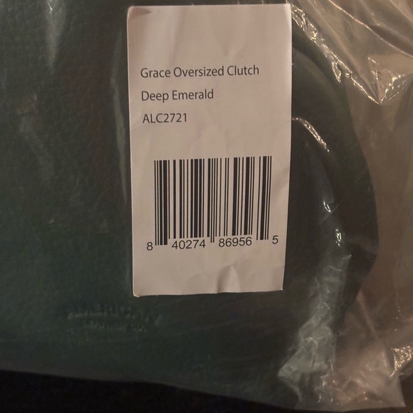 American Leather Co Grace Oversized Clutch NWT - Picture 12 of 12
